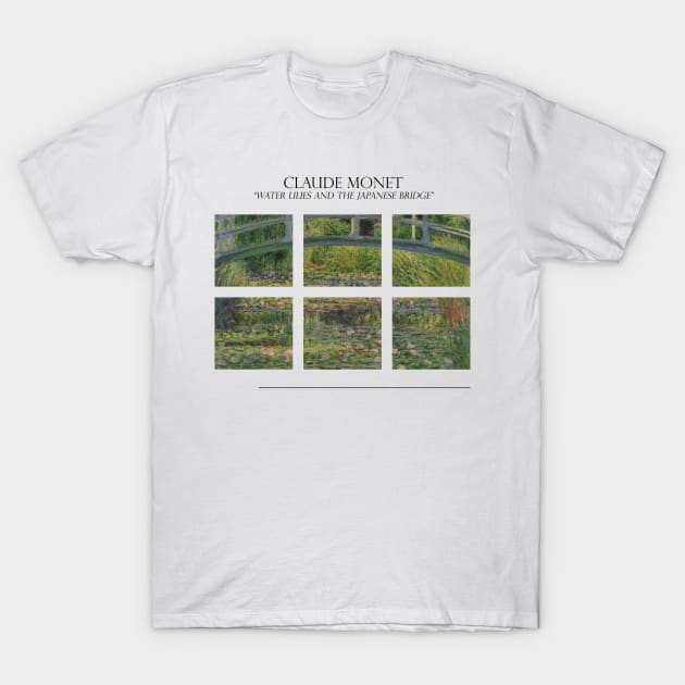 Water Lilies and the Japanese bridge T-Shirt by Laevs